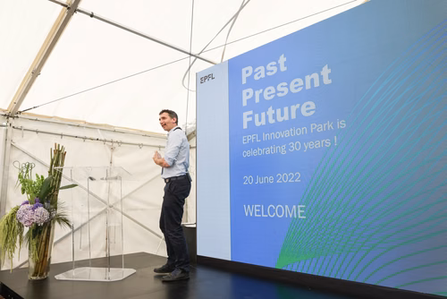 Passé, présent et futur : revivez l’évolution de l’EPFL Innovation Park vers le succès et découvrez notre vision de l’innovation pour les 30 prochaines années.