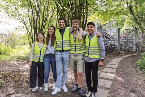 Bike to work is a team challenge that encourages the EPFL community to cycle to campus during May and June.
