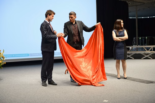 Remise des masters en informatique et systèmes de communication, le 1 octobre 2016