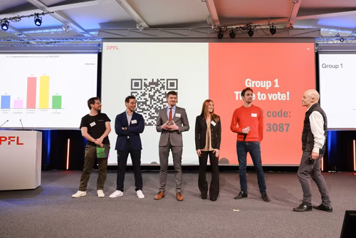 12th edition of the Startup Champions Seed Night 2023 at the Rolex Forum at EPFL