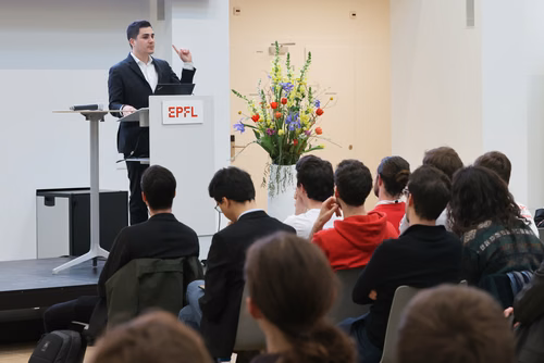 The new mechanical and electronic prototyping Discovery Learning Lab – known as the Student Prototyping and Outreach Tank, or “SPOT” for short – opened its doors. Evening with the Students. (Discovery Learning Lab)