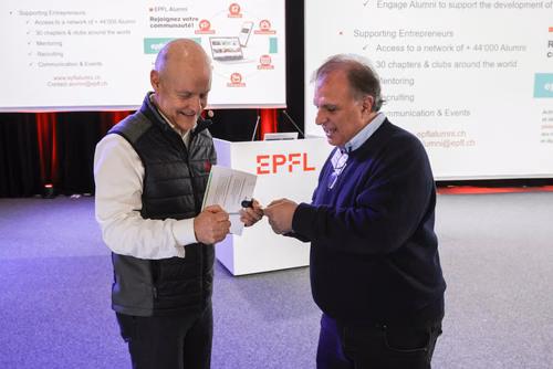 13th edition of the Startup Champions Seed Night 2024 at the Rolex Forum at EPFL.