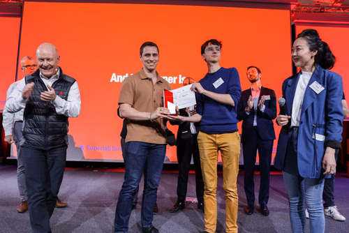 13th edition of the Startup Champions Seed Night 2024 at the Rolex Forum at EPFL.