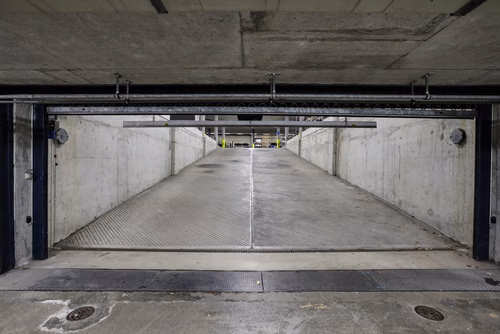 Parking Esplanade, Abris PC, déchèterie