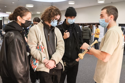 Journée des Gymnasiens accueil et stands 