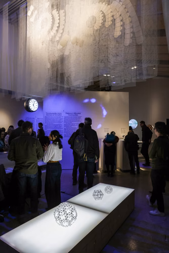 The exhibition Shapes: Patterns in Art and Science explores the richness of the natural and artificial patterns that surround us. Bringing together art, mathematics, materials science and biology, it highlights the shared fascination of scientists and artists with geometric, dynamic and symmetrical structures. Opening