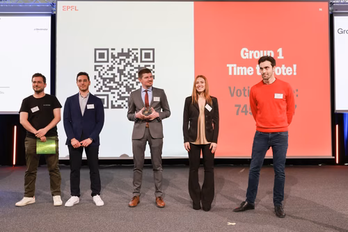 12th edition of the Startup Champions Seed Night 2023 at the Rolex Forum at EPFL