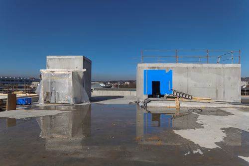 Chantier halles mécaniques
