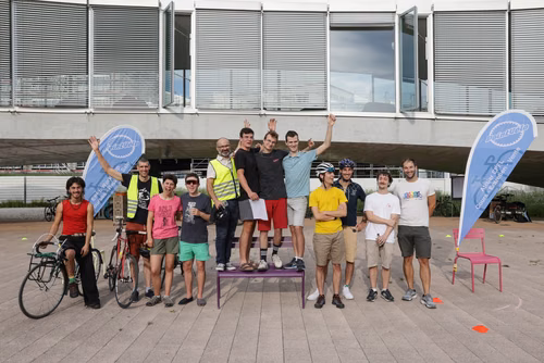 Festive event at the closing of Bike to Work 