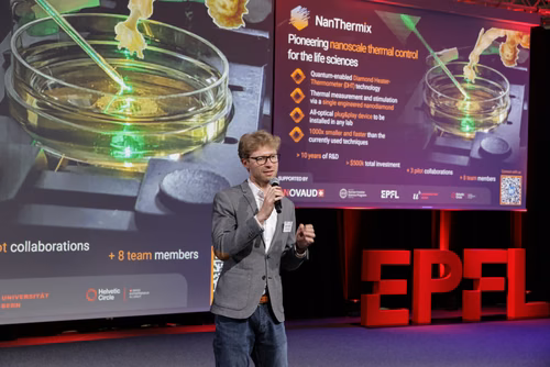 13th edition of the Startup Champions Seed Night 2024 at the Rolex Forum at EPFL.