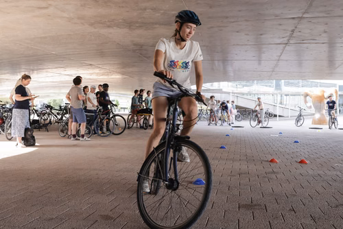 Festive event at the closing of Bike to Work 