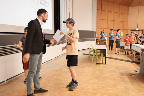 Remises des attestations pour les enfants du Jura 2022