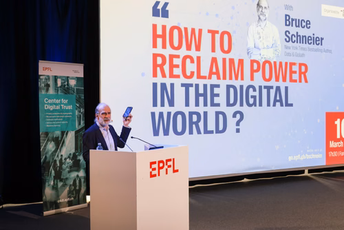 Bruce Schneier is an internationally renowned authority on technology and security with a level-headed, must-hear message for any audience concerned about our digital security and privacy.