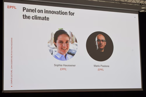 John Doerr and Ryan Panchadsaram interviewed remotely by Bruno Giussani, the Switzerland-based Global Curator of the TED Conferences, and answer questions from the audience