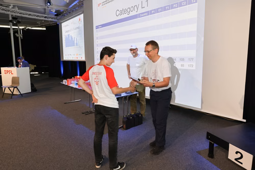 The championship of mathematical and logical games is a popular and school competition organised every year in Europe and beyond. Mathematics aficionados of all ages from about twelve countries participate in this competition. The international final, traditionally taking place in Paris, will find its way to Lausanne (EPFL) this year. The FSJM (Swiss Federation of Mathematical Games) has been organising the Swiss part of this championship for now more than 30 years. Final at EPFL Campus
