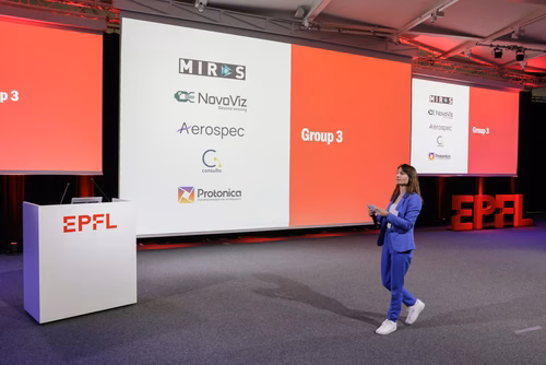 13th edition of the Startup Champions Seed Night 2024 at the Rolex Forum at EPFL.