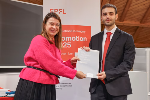Remise de Diplômes Bachelor EPFL 2025 à la section de Génie Civil 