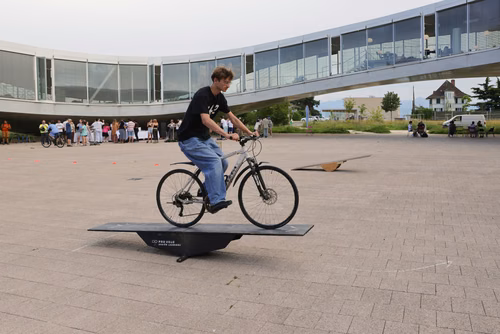 Festive event at the closing of Bike to Work 