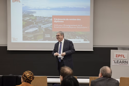 LEARN - remise des certificats du CAS ESIS  2024