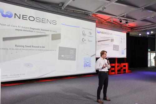 13th edition of the Startup Champions Seed Night 2024 at the Rolex Forum at EPFL.
