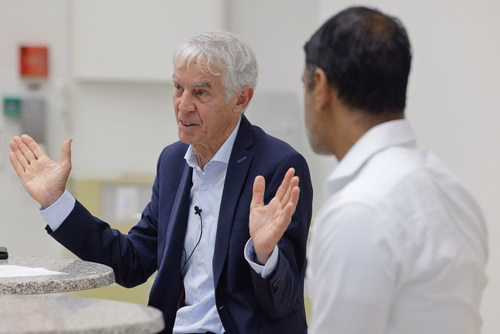 Martin Vetterli, President of EPFL, and Vas Narasimhan, Chief Executive Officer of Novartis, on a series of topics including how AI is reshaping the future of medecine, insights into leadership and the key role Switzerland plays in research and innovation.