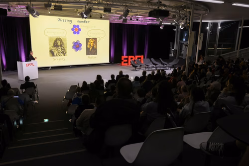 Cérémonie officielle promouvant l'excellence mathématique à l'EPFL, notamment en présence de notre lauréat et notre lauréate du médaille Fields.