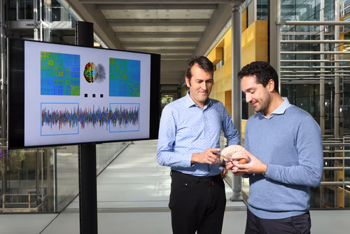An EPFL scientist has pinpointed the signs of brain activity that make up our brain fingerprint, which – like our regular fingerprint – is unique. Dimitri Van De Ville and Enrico Amico