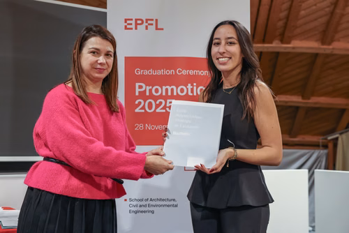 Remise de Diplômes Bachelor EPFL 2025 à la section de Génie Civil 