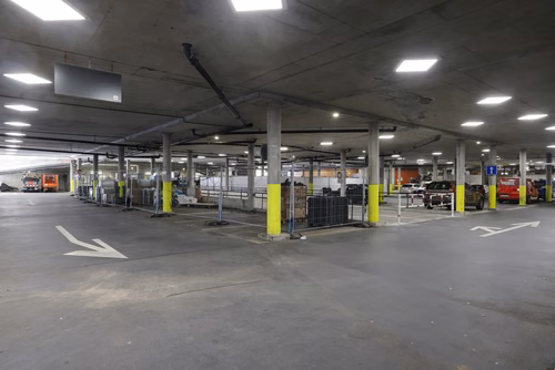 Parking Esplanade, Abris PC, déchèterie