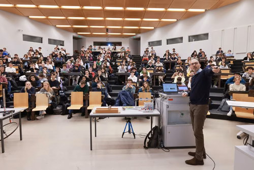 Students in auditorium
