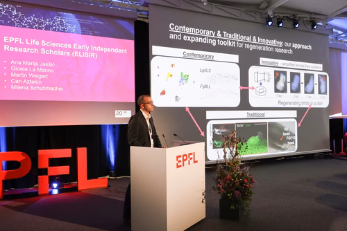 The EPFL School of Life Sciences turned 20 and celebrates this occasion with a unique symposium.