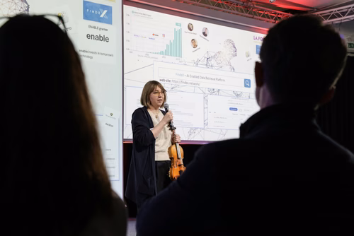 13th edition of the Startup Champions Seed Night 2024 at the Rolex Forum at EPFL.