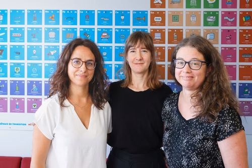 Marion Albertini, Fabrizia Dutto et Pauline Ruffiot sont médiatrices scientifiques au Service de promotion des sciences. Ce dernier propose un vaste panel d’activités pour le public et les jeunes, en particulier pour les filles.