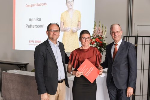 Remise des diplômes EMBA-EPFL