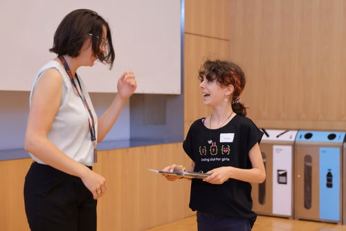 Le Meet up national annuel du Coding club des filles sur le campus de l’EPFL