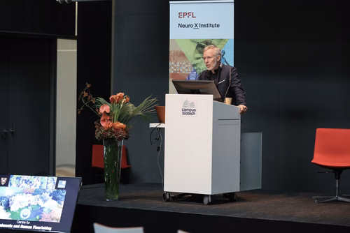 Inaugural event of the newly formed Neuro-X Institute at EPFL.