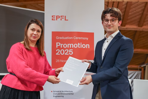 Remise de Diplômes Bachelor EPFL 2025 à la section de Génie Civil 
