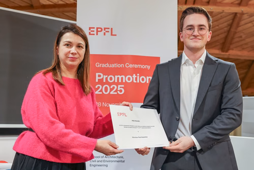 Remise de Diplômes Bachelor EPFL 2025 à la section de Génie Civil 