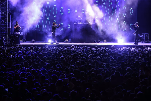 For the 40th year, EPFL campus morph into a humongous music festival!