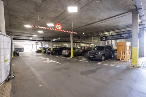 Parking Esplanade, Abris PC, déchèterie