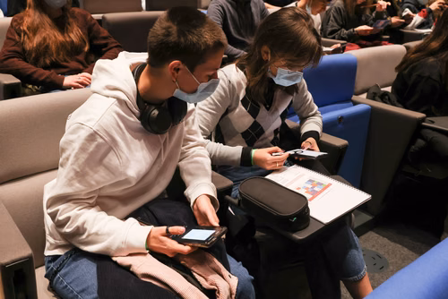 Journées des gymnasiens accueil et stands 