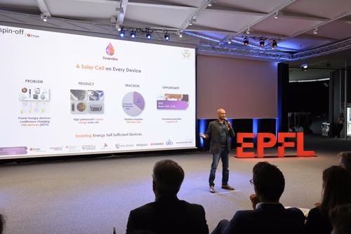 Co-organized by EPFL Alumni, EPFL Vice Presidency for Innovation & venturelab, the Startup Champions Seed Night is an annual startup conference & pitch competition bringing together the most promising entrepreneurs from EPFL and the rest of Switzerland, angel investors, mentors, industry leaders and local researchers and student.