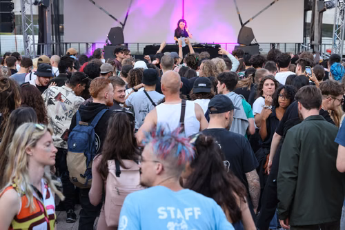 For the 40th year, EPFL campus morph into a humongous music festival!