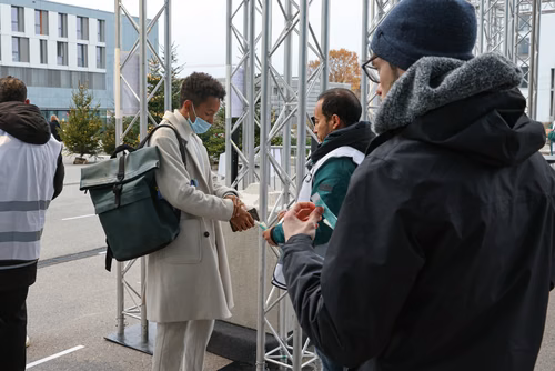 Journée des Gymnasiens accueil et stands 
