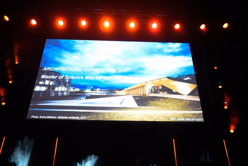 Convocation of the graduating class Architecture