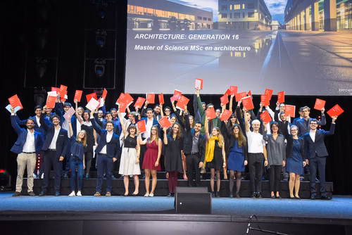 Remise des masters en Architecture, le 1 octobre 2016