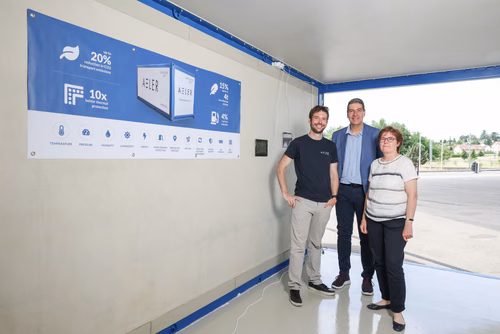 Le conteneur en composite d’AELER, une start-up de l’EPFL, assure un transport optimisé à tous les points de vue : place, suivi, isolation et solidité ainsi qu’une diminution des émissions de CO2.