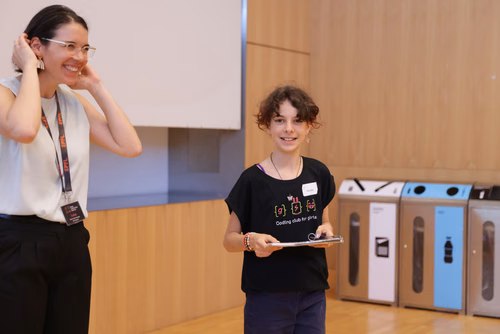 Le Meet up national annuel du Coding club des filles sur le campus de l’EPFL