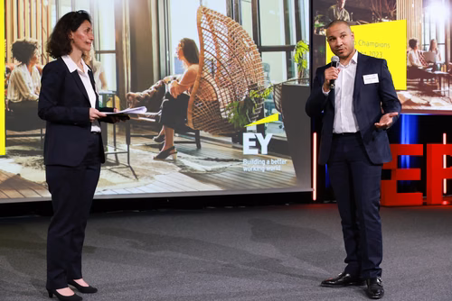 12th edition of the Startup Champions Seed Night 2023 at the Rolex Forum at EPFL