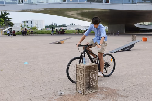 Festive event at the closing of Bike to Work 
